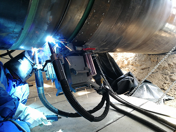 Xionggu Welding Machinery participated in the construction of Thailand's Line 5 natural gas pipeline